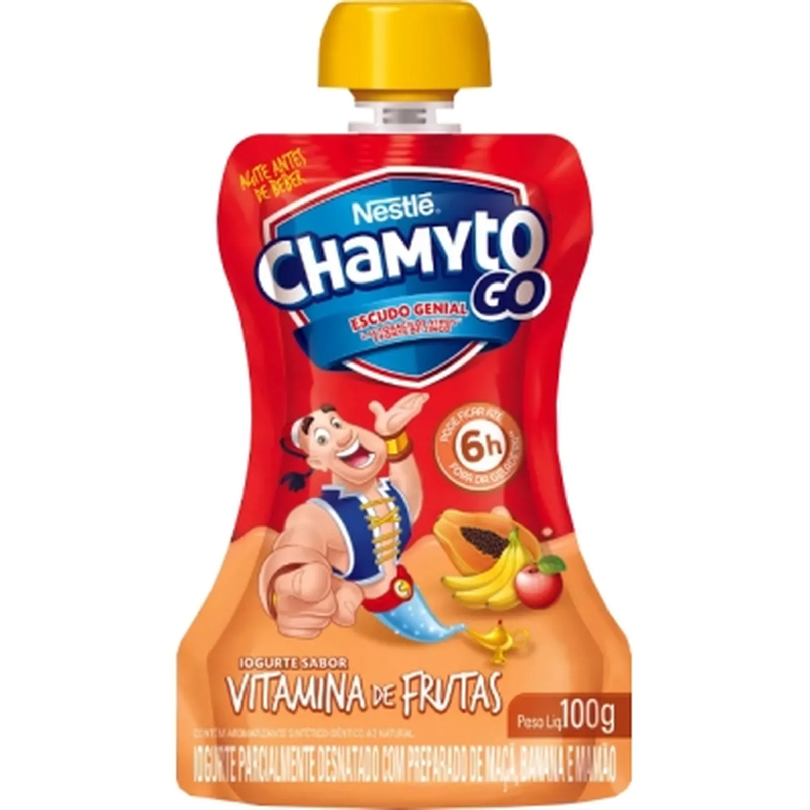 IOGURTE CHAMYTO 100G GO VIT FRUTAS