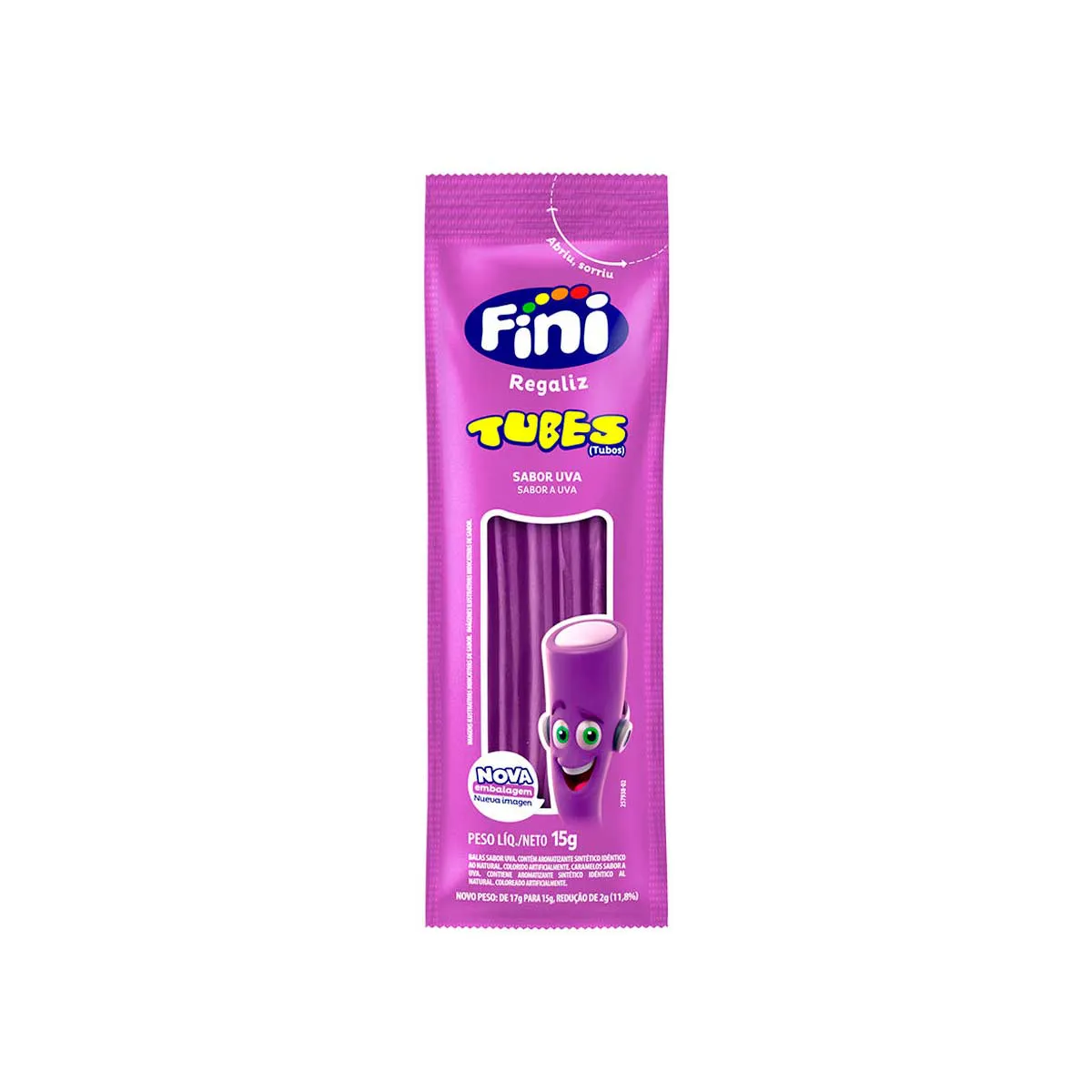 BALA FINI TUBES 15G UVA