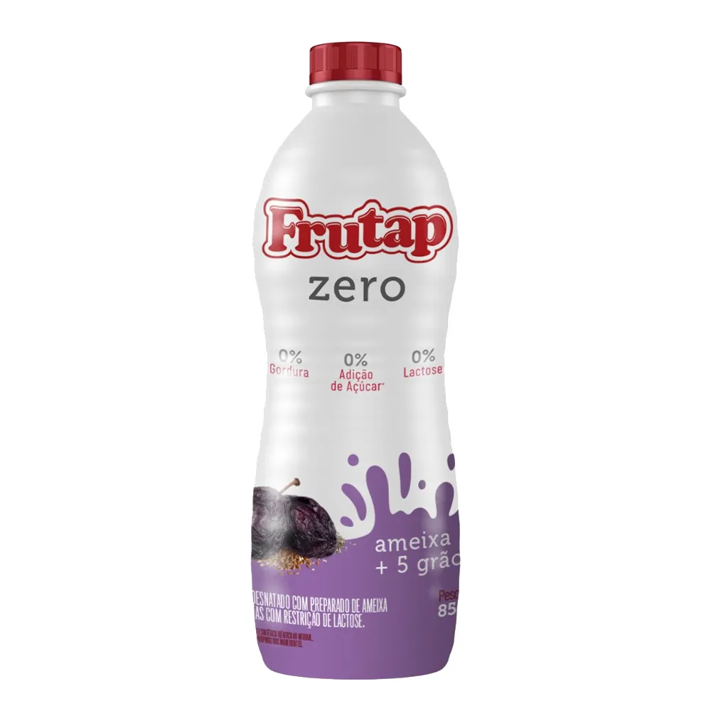 IOGURTE FRUTAP ZERO 800G AMEIXA 5 GRAOS