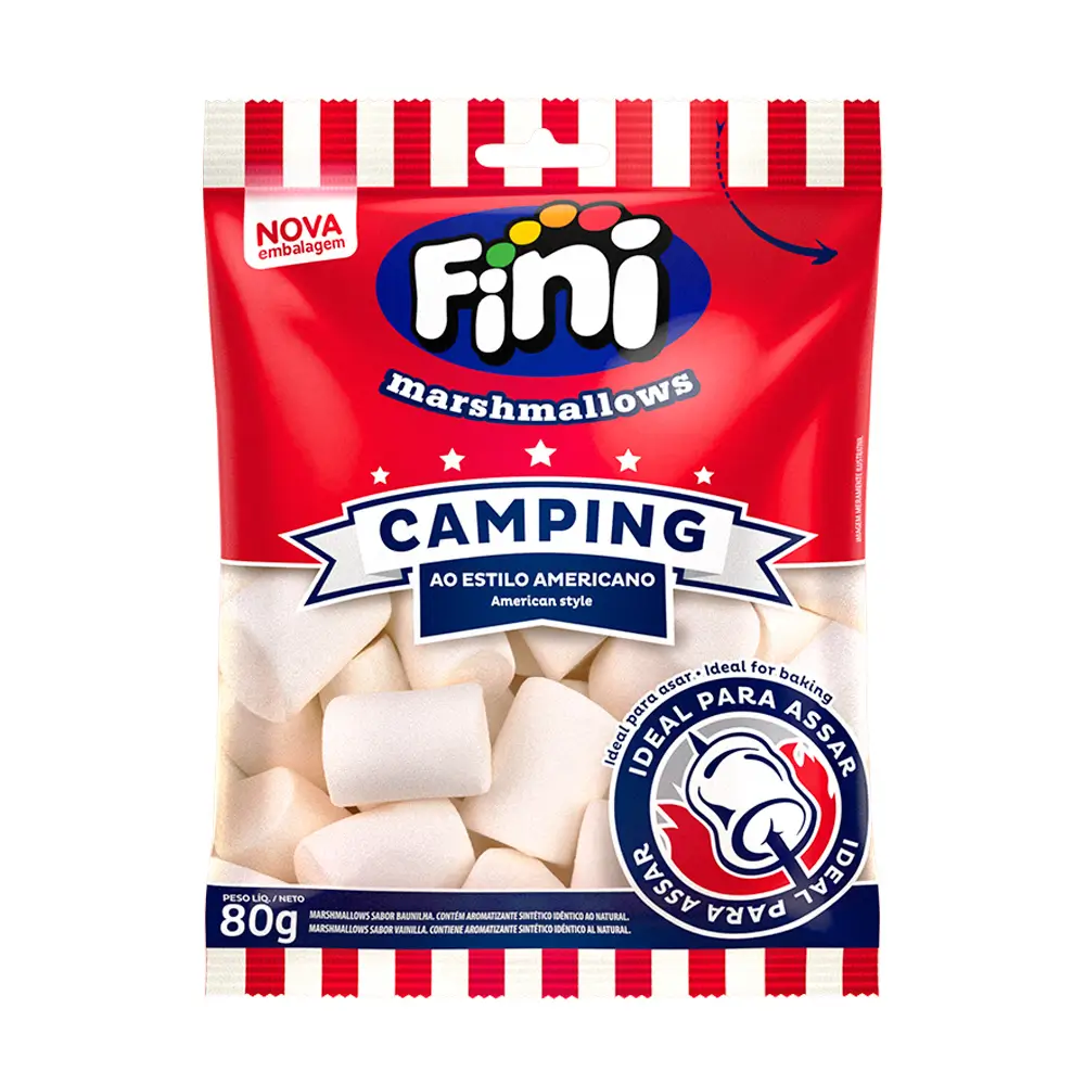 BALA FINI 80G MARSHMALLOWS CAMPING