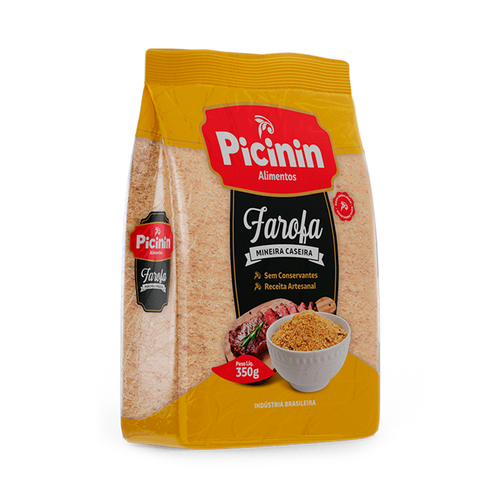 FAROFA PICININ 350G MINEIRA CASEIRA
