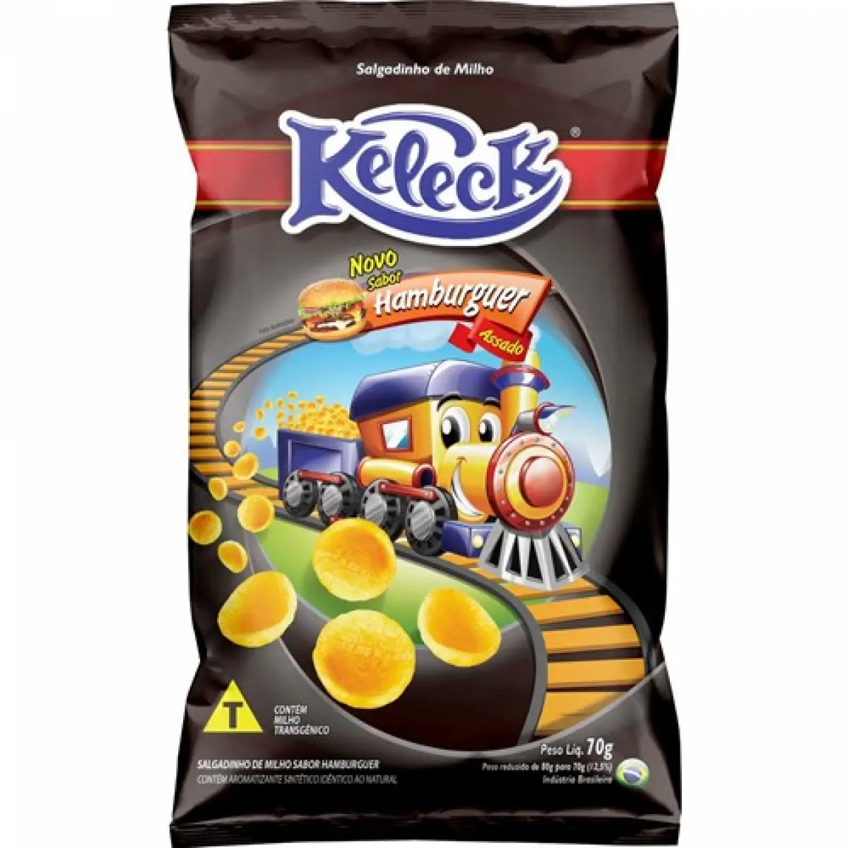 SALGADINHO KELECK 50G HAMBURGUER