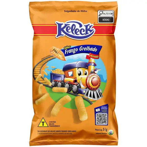 SALGADINHO KELECK 55G FRANGO GRELHADO
