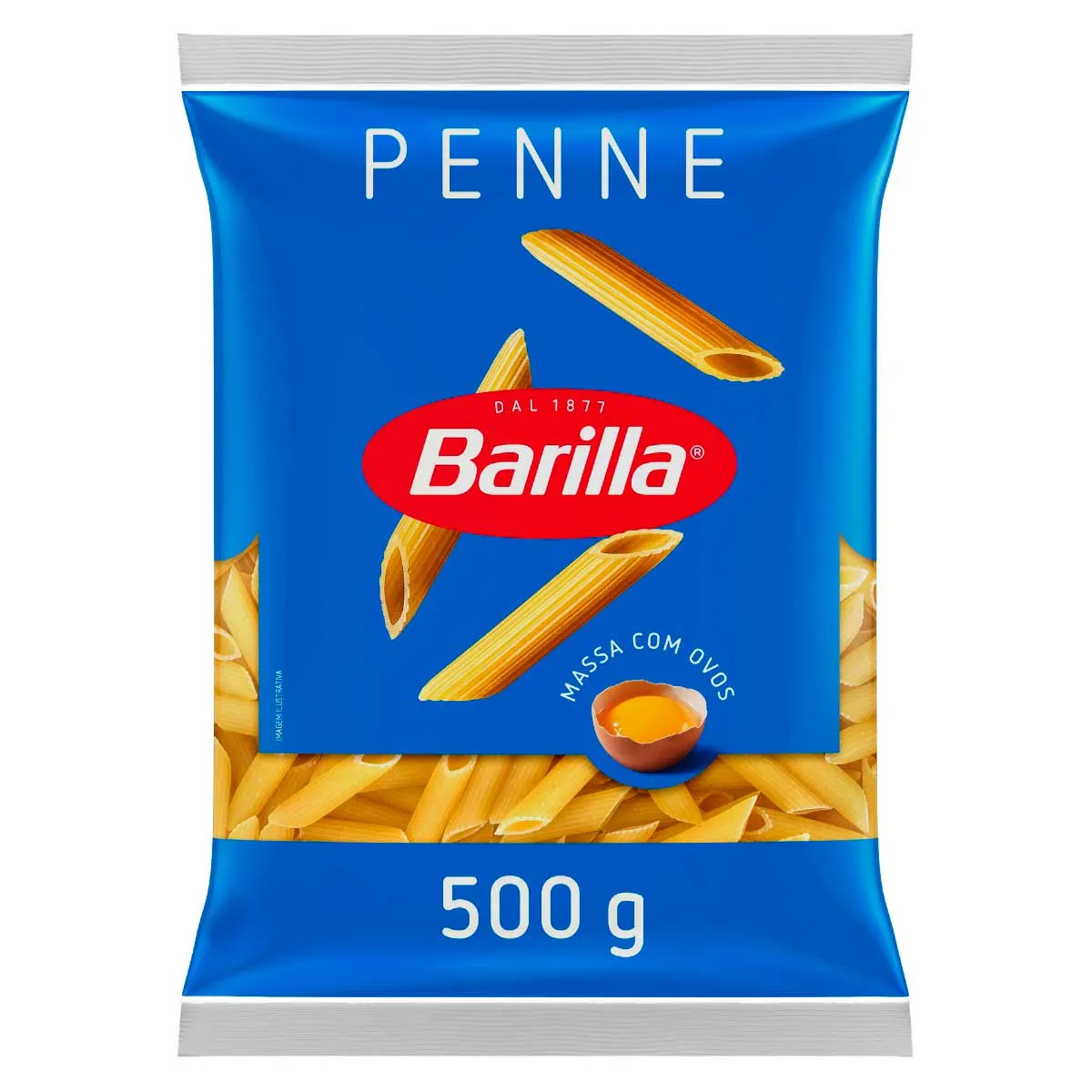 MACARAO BARILLA 500G C/OVOS PENNE