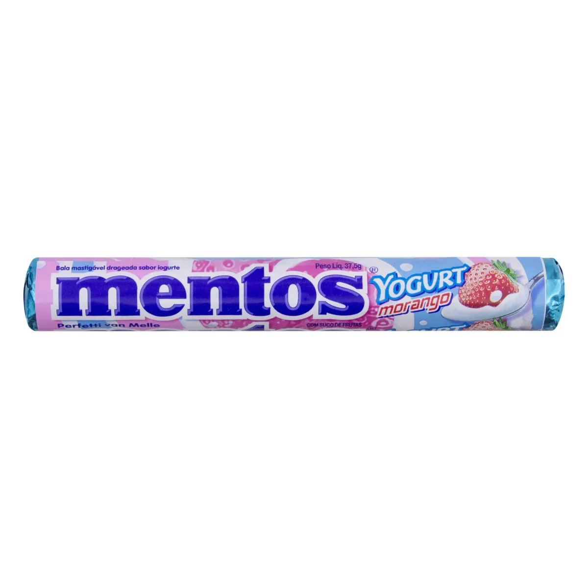 DROPS MENTOS STICK 37,5 G YOGURT E MORANGO