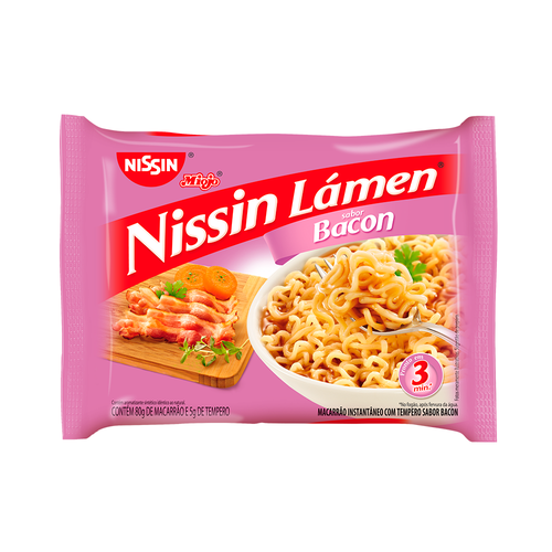 MACARRAO INSTANT NISSIN 85G BACON