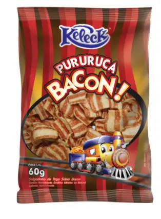 SALGADINHO KELECK 60G PURURUCA BACON