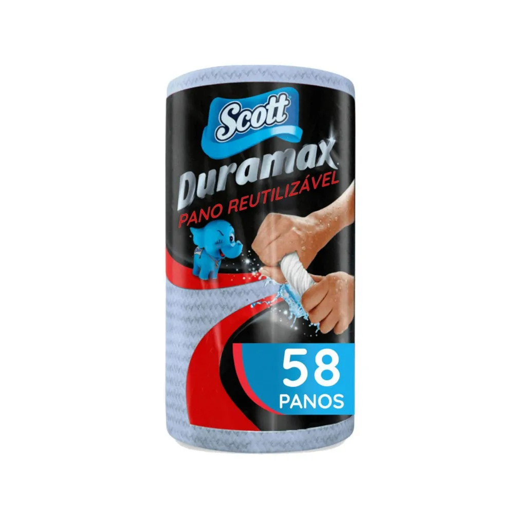 TOALHA PANO SCOTT DURAMAX ROLO 58FLS