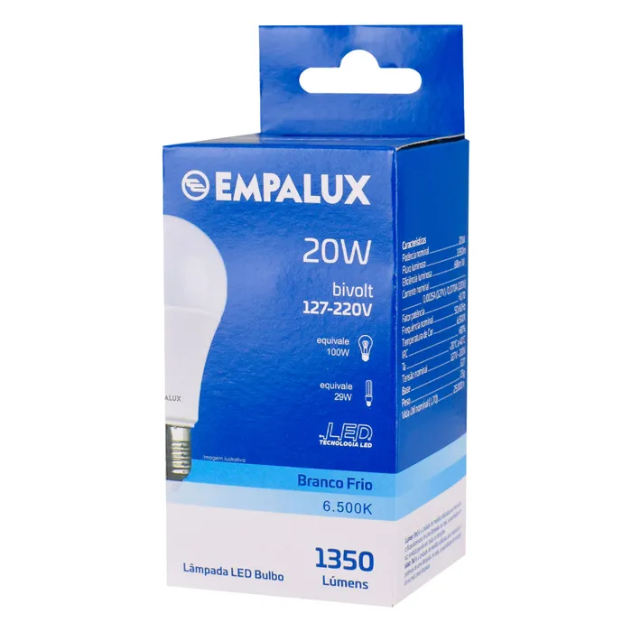LAMPADA EMPALUX LED BIV 20W 6500K (AL20762)