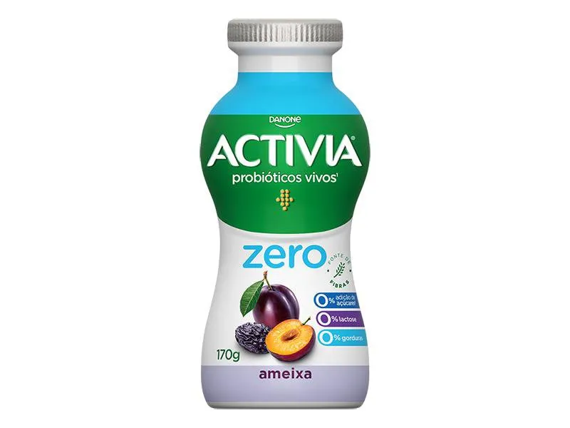 IOGURTE ACTIVIA ZERO LACTOSE 170G AMEIXA