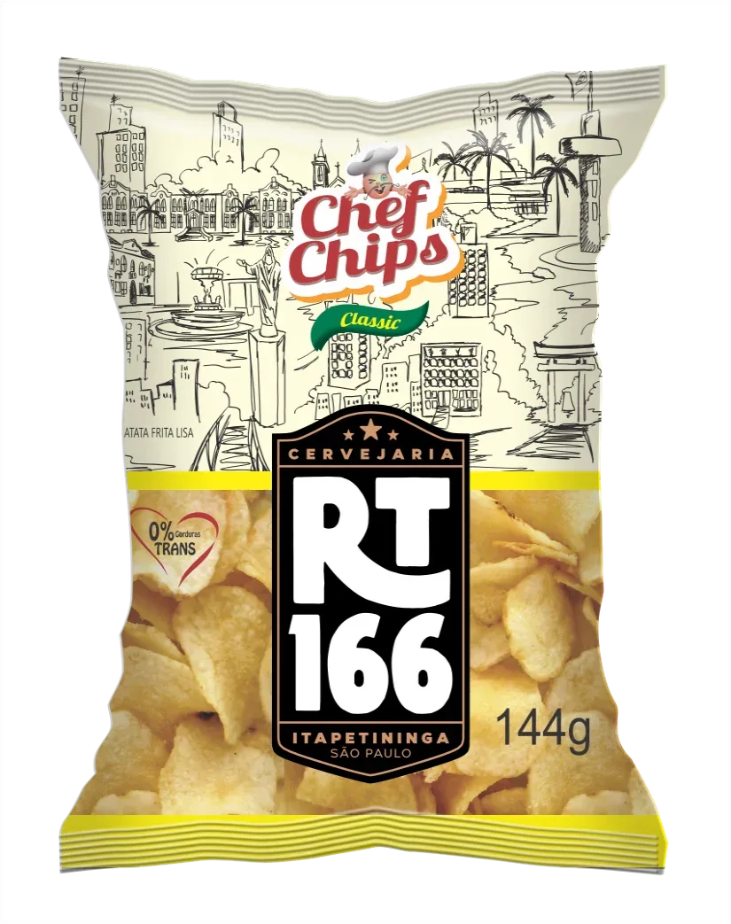 SALG BATATA CHEF CHIPS CLASSIC  144G RT 166