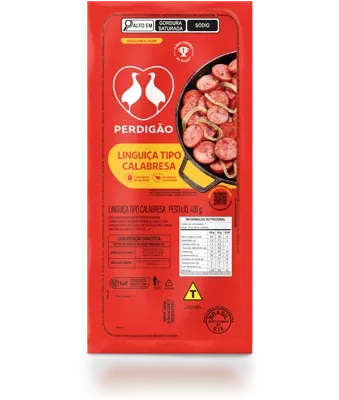 LINGUICA CALABRESA PERDIGAO 400G