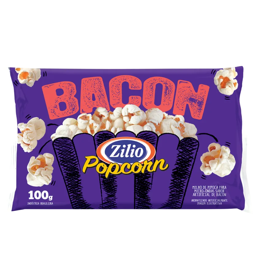 PIPOCA MICRO BACON 100G ZILIO