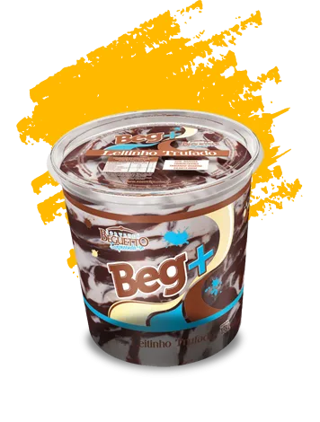 SORVETE BEGUETTO BEG+ 429ML LEITINHO TRUFADO