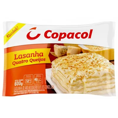 LASANHA COPACOL 600G QUATRO QUEIJOS