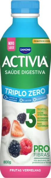 IOGURTE ACTIVIA 800G ZERO FRUTAS VERMELHAS