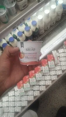 IOGURTE DESNATADO MUAI 140G ZERO LACTOSE GELEIA DE MORANGO
